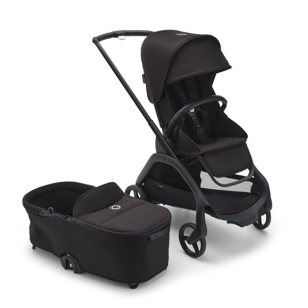 Bugaboo Dragonfly Easy Fold Full Size Stroller with Bassinet - Midnight Black -  89285445