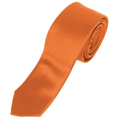 Men's Solid Color 2 Inch Wide And 57 Inch Long Slim Neckties