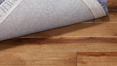 Handmade Grey & Ivory Wool Tufted Area Rug 8' x 10'