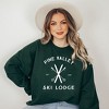 Simply Sage Market Women's Graphic Sweatshirt Pine Valley Ski Lodge - image 2 of 3