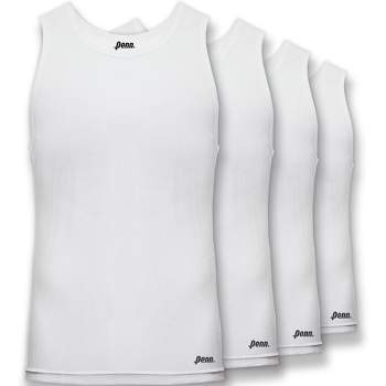 Penn Men's Modern Fit Tank Tops 4-Pack of Breathable, Tagless, Comfortable Cotton T-Shirts