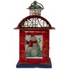 Northlight Red, White and Gray Snowman "WELCOME" Christmas Lantern 9.75" - 4 of 4