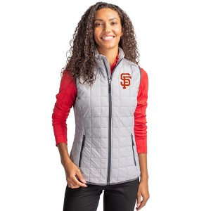San Francisco Giants Cutter & Buck Rainier PrimaLoft® Womens Eco Insulated Full Zip Puffer Vest - 1 of 1