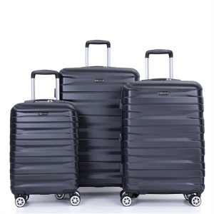 BEAFUP Set of 3 Luggage Sets PC Lightweight & Durable Expandable Suitcase with Two Hooks, Double Spinner Wheels, TSA Lock, (21/25/29) - 1 of 4