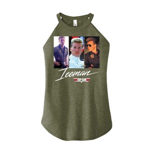 Women's - Top Gun - Iceman Graphic High Neck Tank - 1 of 2