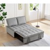 SKRAN Convertible Sleeping Sofa Bed,1 Back Pillow, Removable Back, Space Saving for Living Room & Apartment - 2 of 4