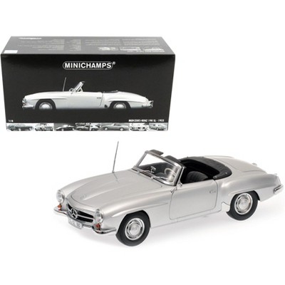 1955 Mercedes-Benz 190 SL (W121) Silver 1/18 Diecast Model Car  by Minichamps