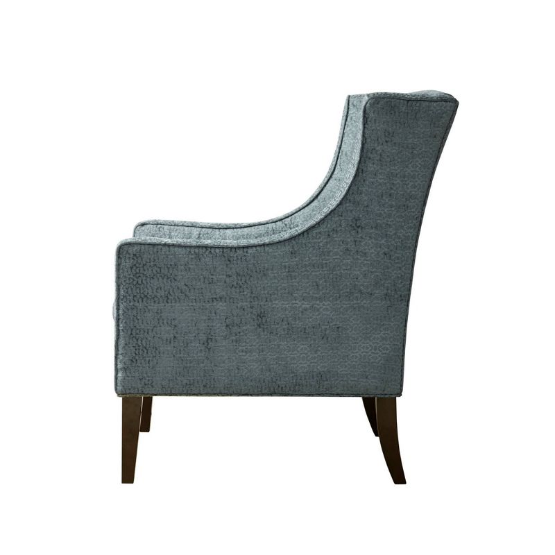 Conway Wing Chair Blue - Madison Park, 4 of 7
