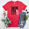 The Juniper Shop Snow Darn Cute Glitter Toddler Short Sleeve Tee - image 2 of 3