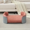 LAOTIES Scandinavian Style Elevated Cat Bed,Breathable Pet Couch With Removable Washable Mattress - 3 of 4