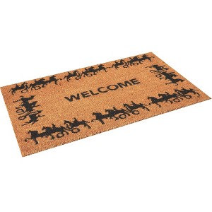 Envelor Coir Door Mat with Non-Slip Rubber Backing - 1 of 4
