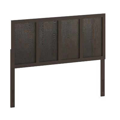 Merrick Lane Raised Panel Wooden Adjustable Headboard Only