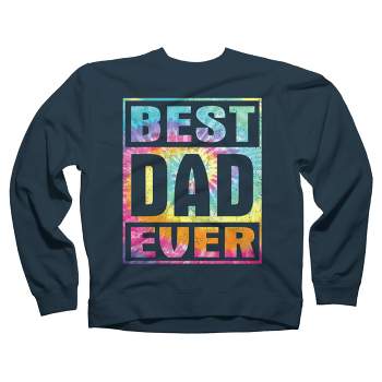 Adult Design By Humans Vintage Tie Dye Best Dad Ever By  Sweatshirt