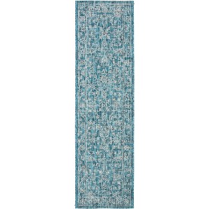 Courtyard CY8680 UV & Stain Resistant Non-Shedding Power Loomed Indoor/Outdoor Rugs - Safavieh - 1 of 4