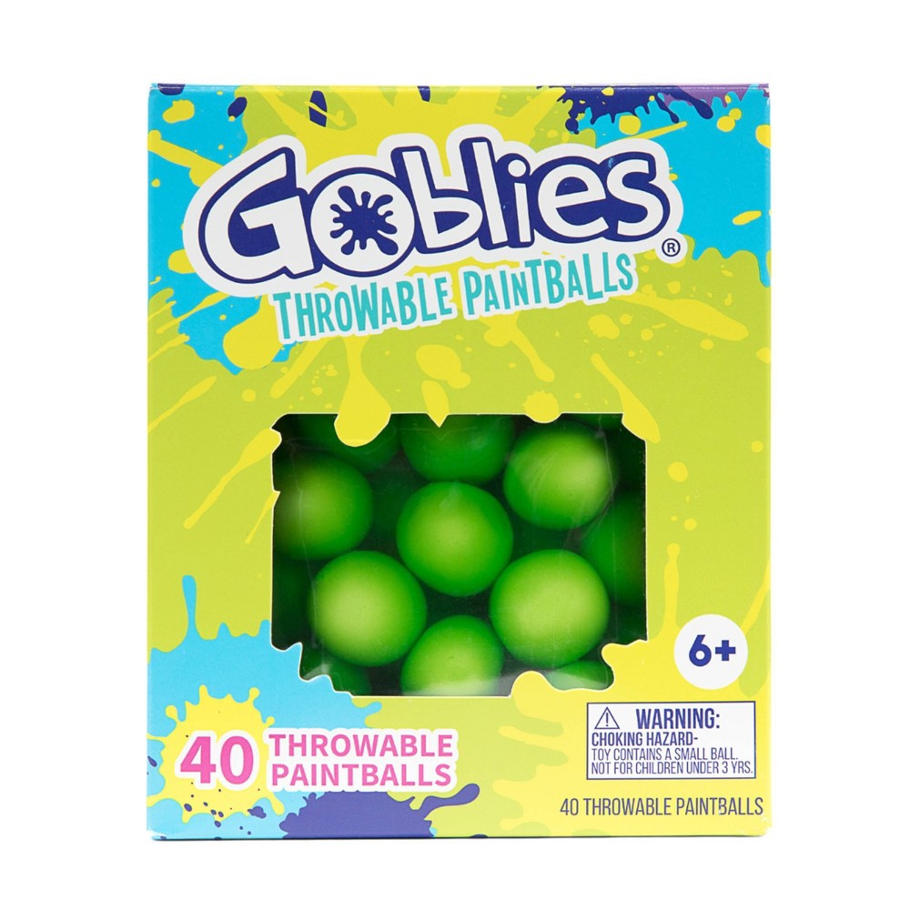 Goblies Throwable Paintballs Green 40 CT