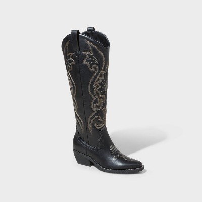 Women's Kenzi Tall Western Dress Boots With Memory Foam Insole