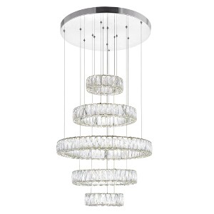 CWI Lighting,Madeline LED Chandelier With Chrome Finish - 1 of 4