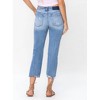 Women's Daphne Mid Rise Cropped Jean - LOVERVET - 2 of 4