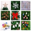TopComfy Christmas Tree Stand 5ft Artificial Tree with Stand Tree Skirts and Pendants, Green, 27.36"*25.98"*59.06" - 4 of 4