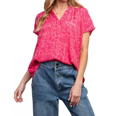 Women's The Peach Blossom Top - PLUS - Easel