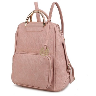 MKF Collection Torra Milan “M” Signature Trendy Spacious Backpack by Mia K