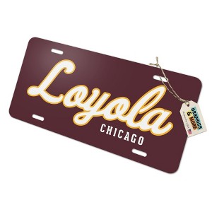 Loyola University Chicago Secondary Novelty Metal Vanity Tag License Plate - 1 of 4