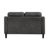 NicBex Couches for Living Room 1pc Modern Loveseat Sofa Microfiber Upholstered Sofa with Solid Wood Frame, Gray - 2 of 4