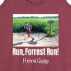 Women's Forrest Gump Run Forrest Run Graphic Racerback Tank - Heather Burgundy - 1X - 2 of 4