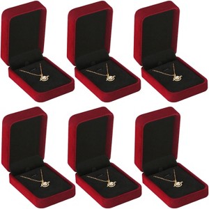 6 Pieces Jewelry Gift Boxes for Christmas Wedding Engagement Birthday Anniversary - 1 of 4