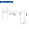 Unique Bargains Kitchen Metal Expandable Spice Rack Cabinet Shelf Organizer - 2 of 4