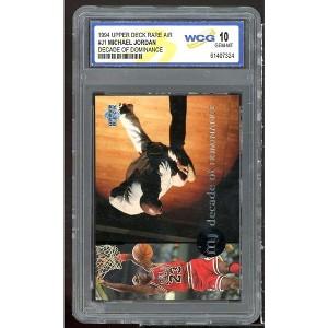 Michael Jordan Card 1994 Upper Deck Air Decade Of Dominance #J1 WCG 10 GEM MT - 1 of 2