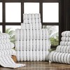 Plush Organic Cotton Wave Stripe Assorted 16-Piece Bath Hand Face Towel Set by Blue Nile Mills - 2 of 4