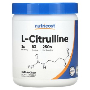 Nutricost L-Citrulline, Unflavored, 8.8 oz (250 g) - 1 of 2