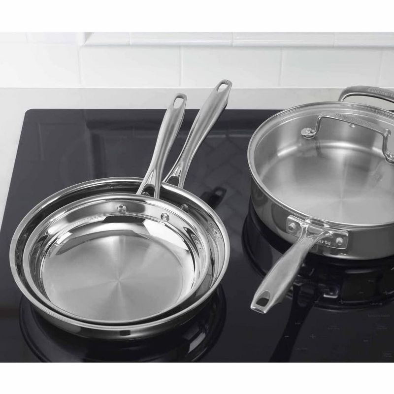 Cuisinart TPS-10 Tri-Ply Stainless Steel 10 Piece Cookware Set, 2 of 9