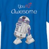 Boy's Star Wars Valentine's Day You R2 Awesome T-Shirt - 2 of 4