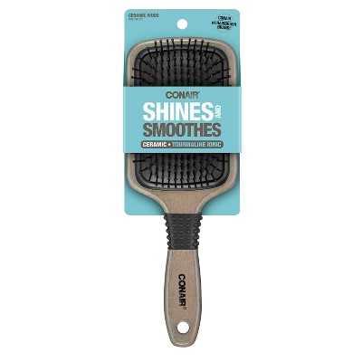 Conair Ceramic Wood All-purpose Boar Hair Brush : Target