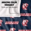 Rogers State University Logo Pattern Silky Touch Blanket White 50x60 - 4 of 4