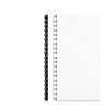 MyOfficeInnovations Black Plastic Comb Binding Spines 3/8" Diameter 55 Sh. 100/PK 449262 - 2 of 3