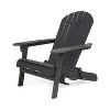 Okak Outdoor Adirondack Chair with Wooden Frame, Patio Chair with Foldable Design, Lawn Chairs for Backyard, Porch, Garden - 4 of 4