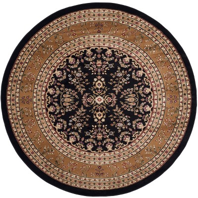 Lyndhurst Sarouk LNH331 Power Loomed Rugs - Safavieh