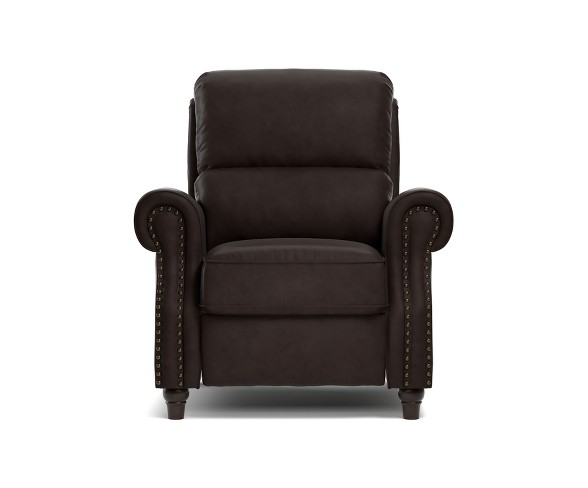 Push Back Recliner Chair - Brown- Prolounger