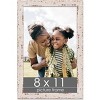 PosterPalooza | Photo Size Shabby Chic White Picture Frame - UV Acrylic, Foam Board Backing, Hanging Hardware - 2 of 4