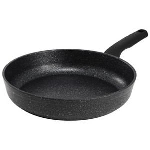 Korkmaz Ornella Nonstick Aluminum Frying Pan in Granite Black - 1 of 4