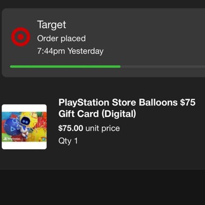 Playstation Store Gift Card (digital) : Target