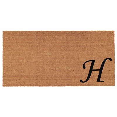 Calloway Mills 153623672H Urban Chic Monogram Doormat 3 ft. x 6 ft. (Letter H)