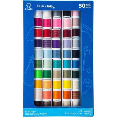 Coats & Clark Dual Duty XP General Purpose Thread Collection, Multiple Colors