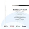 Creative Mark Hamburg Premiere Professional Oil Painting Brushes - Round Oil Paint Brush - Handmade in Germany, Natural & Synthetic Hair Blend, Long - 2 of 4