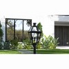 Rue De Royal 4-Light Earth Black Outdoor Post Lantern - 3 of 4