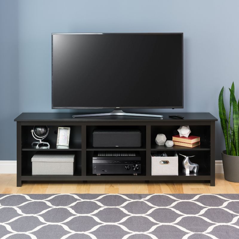 TV Stand for TVs up to 80&#34; Black - Prepac, 3 of 6