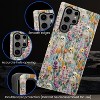 BONGEEK Case Compatible with Samsung Galaxy S25 Ultra,Scratch Resistant Hybrid 2-Layer Hard Shell Bright Phone Case, Bloom Floral Halloween - 3 of 4